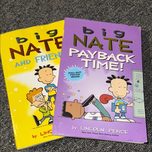 Other - Bundle Big Nate Book Set - Yellow and Purple Covers